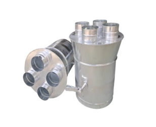 GI round duct diverter