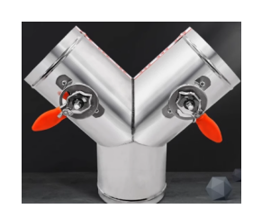 manual control Y type tee