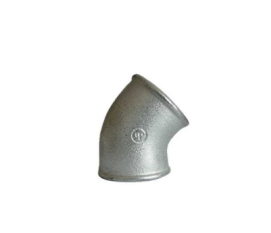 Galvanized Malleable Iron 45° Elbow