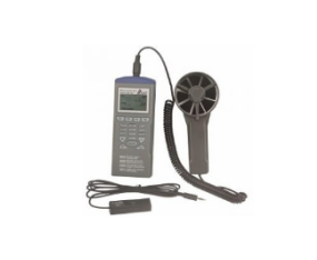 Digital Air Flow Temperature Humidity Meter